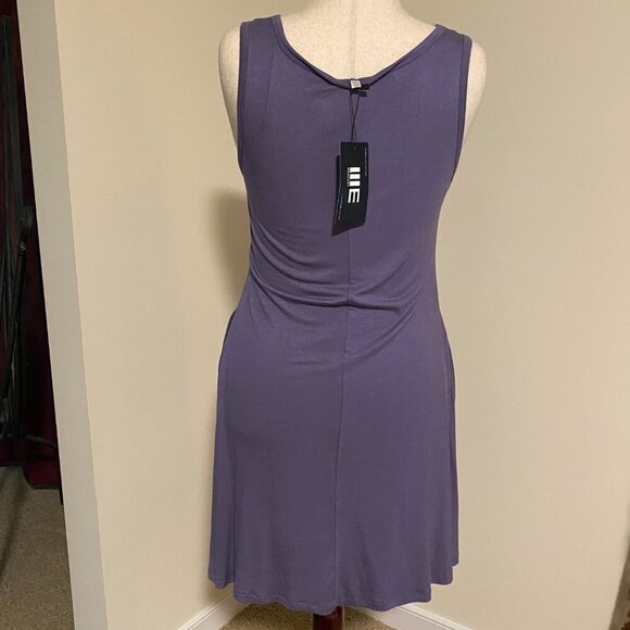 Weaczzy Women's Casual Swing T Shirt Dress with Pockets -Lavender Size Medium - Picture 3 of 6